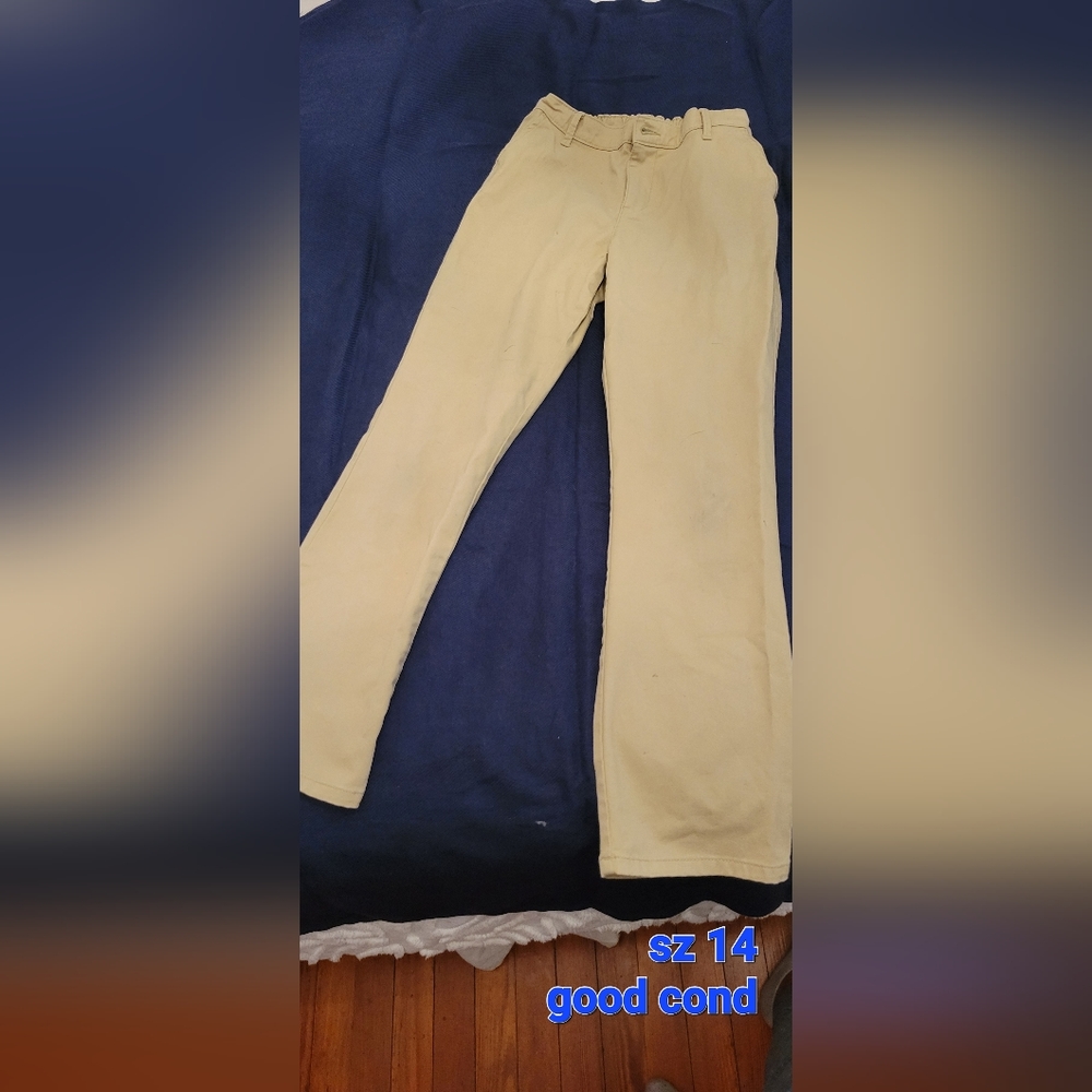 5 pairs Khaki uniform pants!!!